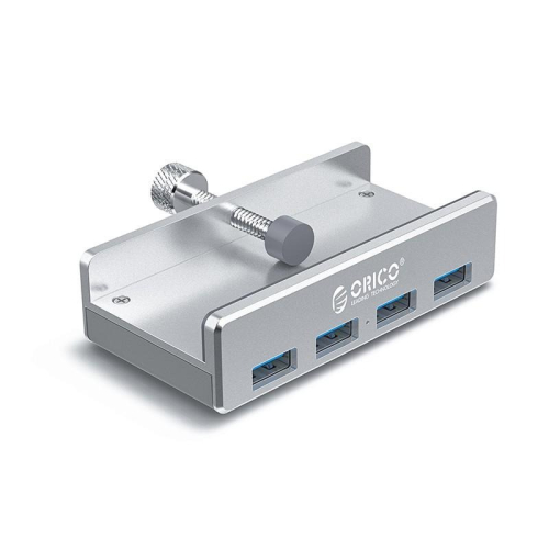 鋁合金4孔USB擴充集線器ORICO MH4PU鋁合金usb3.0分線器轉換卡扣擴展HUB集線器