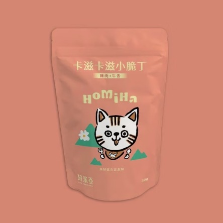 【Homiha 好米亞 】卡嗞卡滋小脆丁(雞肉+牛舌)