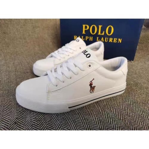 美國??RL polo 步鞋 休閒鞋 PU白板鞋 方便鞋 帆布鞋 英倫學院防撞 文藝氣質 白藍帆布 小白鞋 休閒文藝。22
