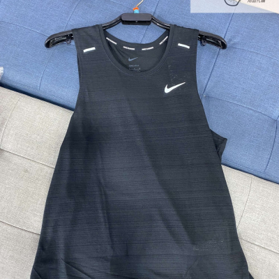 【AND.】NIKE AS M DF MILER TANK 黑色 運動 慢跑 無袖 背心 男款 CU5983-010