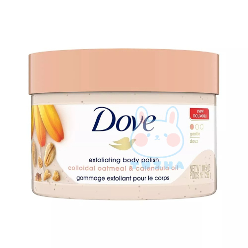 【Dove 多芬】身體磨砂膏-燕麥膠體+金盞花油(10.5oz/298g)【5357】