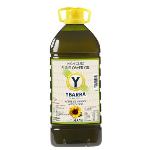 ～* 平安喜樂 *～ 西班牙 YBARRA 小青葵花油 3公升 超取限一瓶 100%高油酸葵花籽油