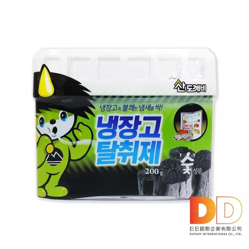 韓國 SANDOKKAEB 山鬼怪 冰箱除臭劑 200g 防潮 薄型除臭劑 活性碳 冷藏庫脫臭 活性炭 活性碳 消臭