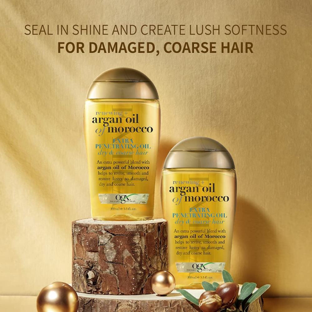 現貨+預購！OGX摩洛哥堅果護髮油 Argan oil Extra Penetrating Renewing