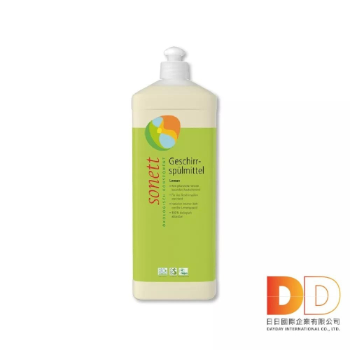 德國Sonett律動-超濃縮環保植萃檸檬洗碗精1000ml/瓶(本品不適用洗碗機)