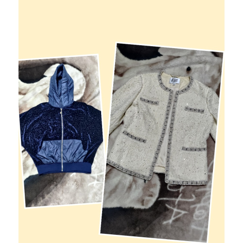 二手 專櫃 外套 L 流行秀服飾羊毛15% 40號