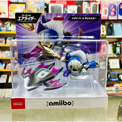 【東晶電玩】 amiibo 公仔 魅塔騎士 & 惡魔之星 卡比的馭天飛行者系列(全新、現貨)