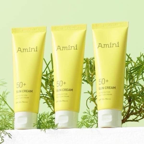 ?現貨?韓國製造 AMINI 亮白保濕防曬霜50ml（一條）