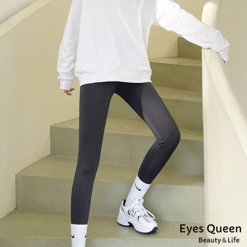 [Eyes Queen] 現貨 鯊魚褲 內搭褲 高腰內搭褲 九分褲 瑜珈褲 運動褲 打底褲 緊身褲