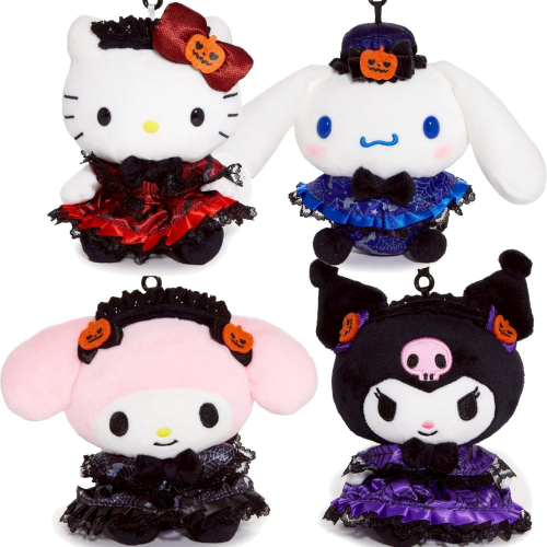 過生活IP訂購 三麗鷗 絨毛玩偶吊飾 萬聖節 HelloKitty 美樂蒂 大耳狗 酷洛米 11410