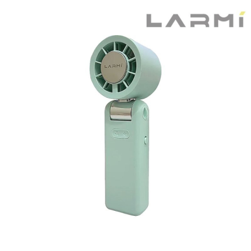 Larmi 樂米 LMF08 MAX AI手持冰能扇(蘋果綠) 半導體製冷 渦輪風扇 桌面風扇 可站立風扇 超長續航