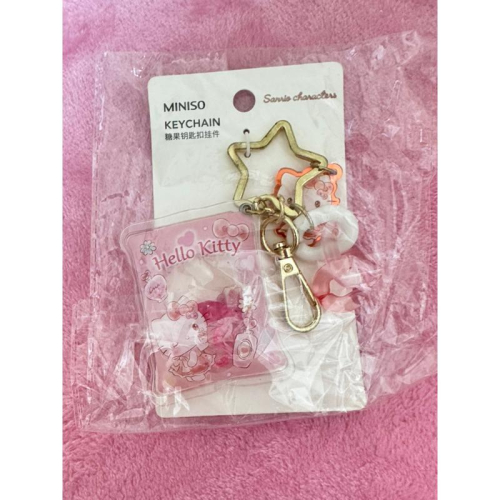 【現貨】名創優品三麗鷗吊飾 美樂蒂 布丁狗kitty 大耳狗 掛件 鑰匙圈