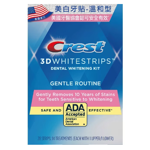 【7-ELEVEN 門市團購】Crest 3DWhite 溫和型美白牙貼(14天份)