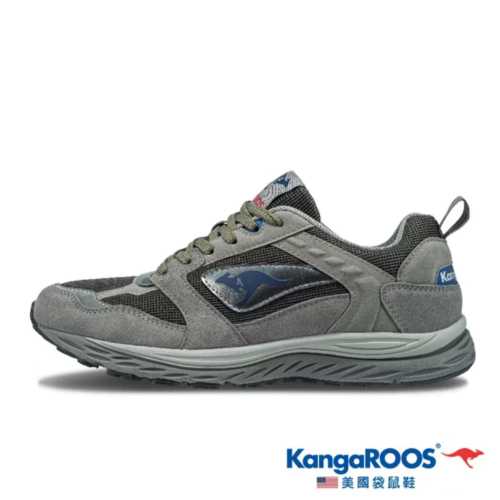 金英鞋坊2館 KangaROOS美國袋鼠鞋 男 EXO 城市系跑鞋 31668-灰超低特賣1380元