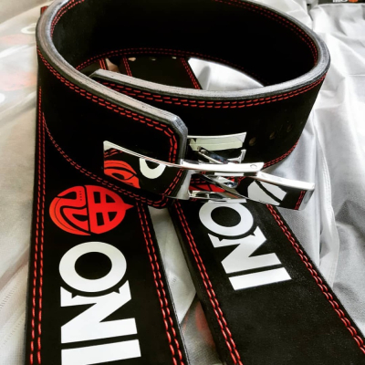 [老闆也健身] 日本鬼牌 ONI快扣腰帶 健力腰帶 重訓腰帶 13mm IPF認證