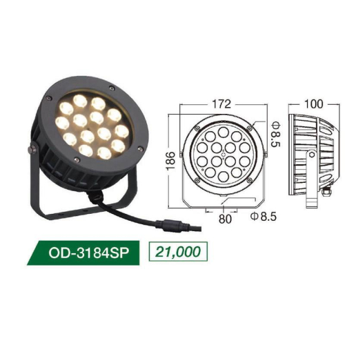 新莊好商量~舞光 LED 30W 照樹燈 庭園燈 投射燈 洗牆燈 OD-3184SP 聚光洗柱燈 黃光 15度光束角