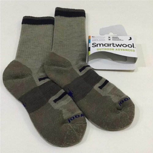 當季現貨 男女共用 Smartwool Outdoor Advanced Crew 中厚度避震美麗諾戶外運動襪