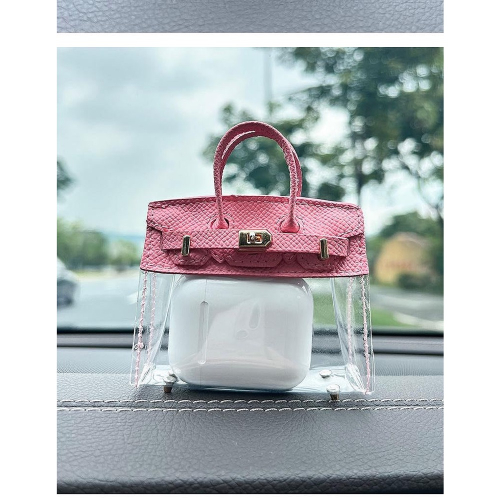精緻Q萌！愛馬仕風格迷你Kelly 柏金包 掛件AirPods耳機 鑰匙包 掛飾 幫妳的隨身找一個可愛高級的家❤️愈小愈
