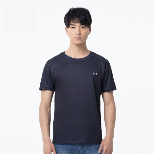 【WIWI】素面防曬排汗短版涼感衣(經典黑 男M-3XL)