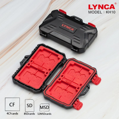 三重☆大人氣☆ 力影佳 LYNCA KH10 工具箱型 記憶卡 保護盒 (4CF+8SD+12TF)