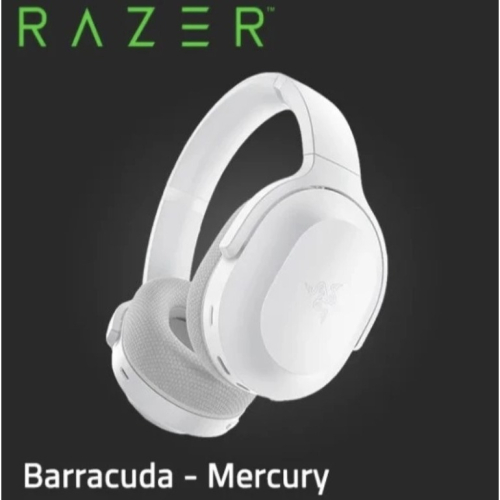 全新 公司貨 RAZER 雷蛇 Barracuda -Mercury 梭魚-水銀白 無線耳機