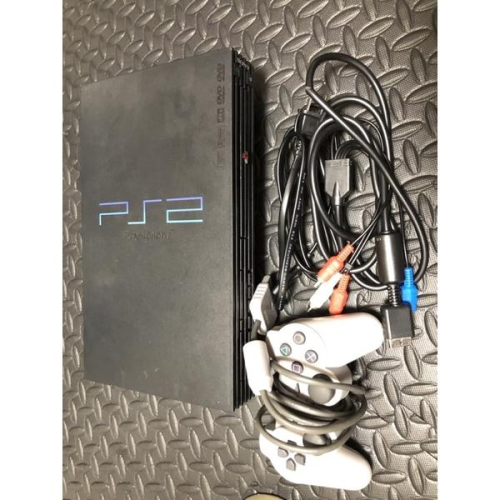ps2厚 主機 附手把