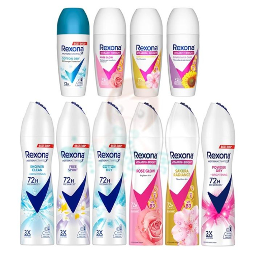出清 蕊娜 Rexona 制汗爽身香體露 45ml 男士專用 制汗爽身噴霧 135ml 運動乾爽 勁酷冰爽【美麗密碼】