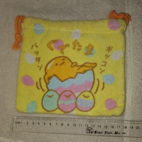 蛋黃哥 復活節 束口袋 三麗鷗 sanrio 正版