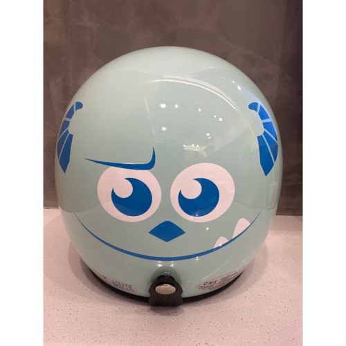 《正版》迪士尼安全帽 大臉毛怪 安全帽 半罩安全帽 毛怪安全帽 怪獸電力公司 玩具總動員