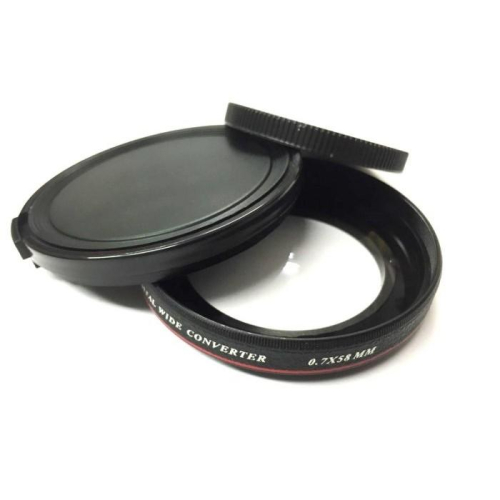 0.7X 52mm 58mm轉出77mm 廣角鏡頭 FORNikon 18-55mm D5100 D3100 D5200