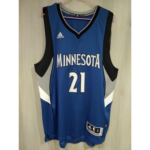 NBA 灰狼隊 Kevin Garnett 客場 Adidas 美版SW M號