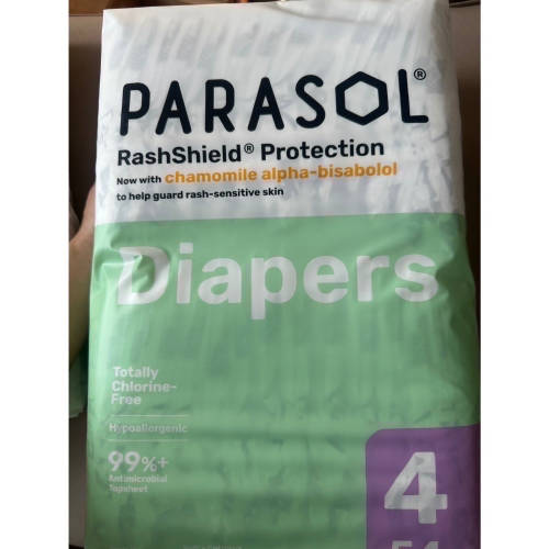 PARASOL Clear + Dry™ 新科技水凝尿布/黏貼型- M/L/XL