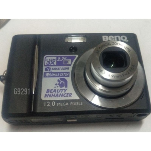 BenQ數位相機~功能正常無瑕疵，數位相機，相機，攝影機~BenQ DC C1250數位相機（可插SD記憶卡功能正常）
