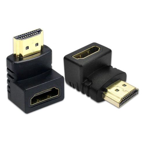 現貨 90度直角 L型 HDMI公對母轉接頭 鍍金 電腦 HDMI線 轉接頭 延長轉接頭 電視轉接頭