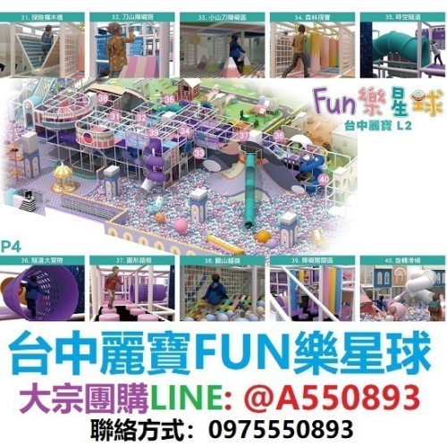 追風奇幻島 台中麗寶 Fun樂星球 1大1小使用199元 奇幻島 票券 親子票 門票