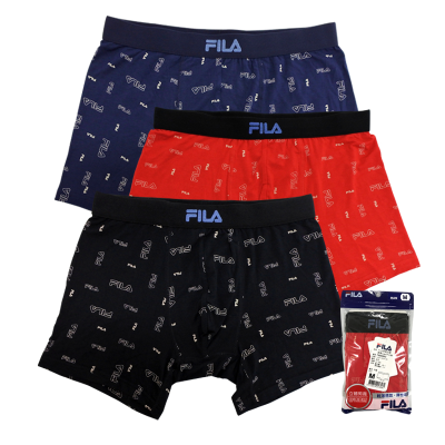 【康達盛通】FILA男莫代爾經典LOGO平口褲