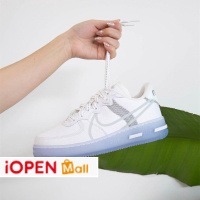Nike Air Force 1 React QS 骨白冰底 男女同款 CQ8879-100