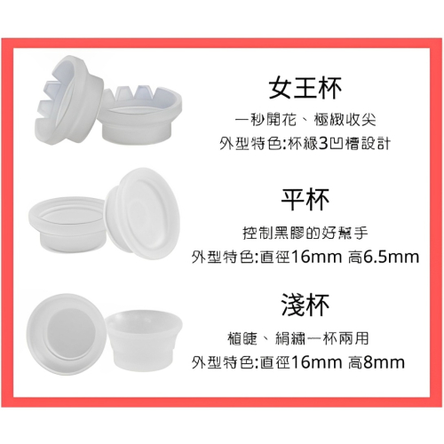 ?現貨+預購?《美館》Biomooi翔盛 女王杯 平杯 淺杯 植睫專用工作杯 黑膠杯 開花杯
