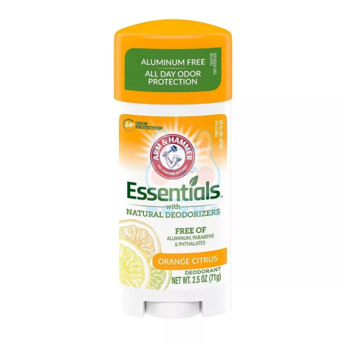 【Arm & Hammer 鐵鎚牌】小蘇打天然體香膏-香橙柑橘(2.5oz/71g)【9741】