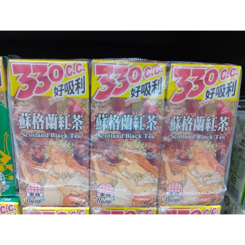 M生活泡沫蘇格蘭紅茶330ml 6入