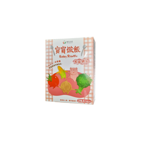 台灣 飯友生技 紅醬豬肉寶寶燉飯 副食品 飯 150g/包 1盒有兩包 08687