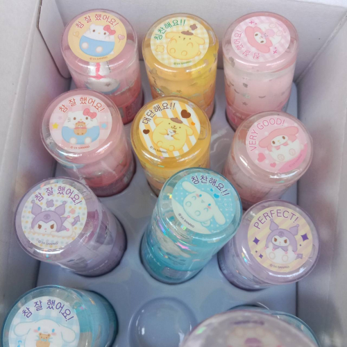 韓國 庫洛米 大耳狗 布丁狗 美樂蒂 KITTY 漂浮 公仔 印章