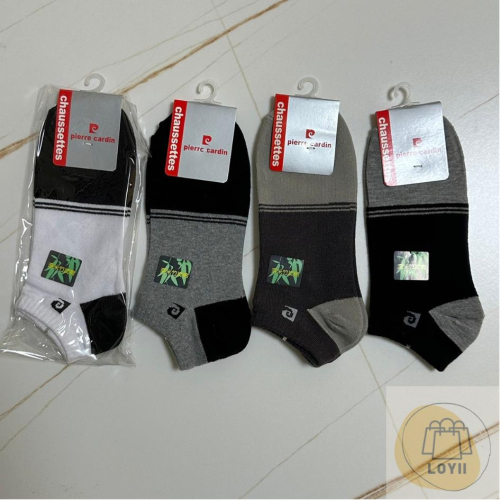 免運現貨秒出 皮爾卡登船形竹炭襪 男襪 女襪PC258｛樂藝 LOYII ｝