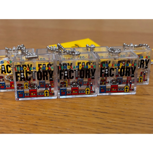 lego 名古屋樂高樂園限定透明磚盒 鑰匙圈