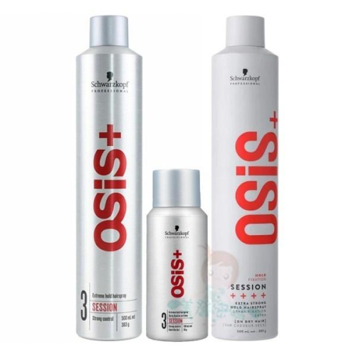 施華蔻 OSiS+ 黑旋風定型噴霧 /3號 黑炫風 特強定型霧 100ml/500ml 新版 session【美麗密碼】