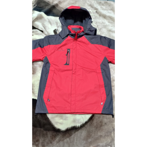 專櫃品牌 紅螞蟻 RED ANT 防水防潑水內刷毛連帽外套刺繡logoL