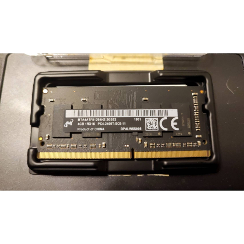 美光 Micron 1Rx16 DDR4 4G 4GB PC4-2400