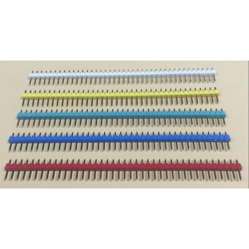 ►582◄單排排針 白色 180度 排針 1x40P 40PIN 1*40 2.54mm 腳距 2.54mm