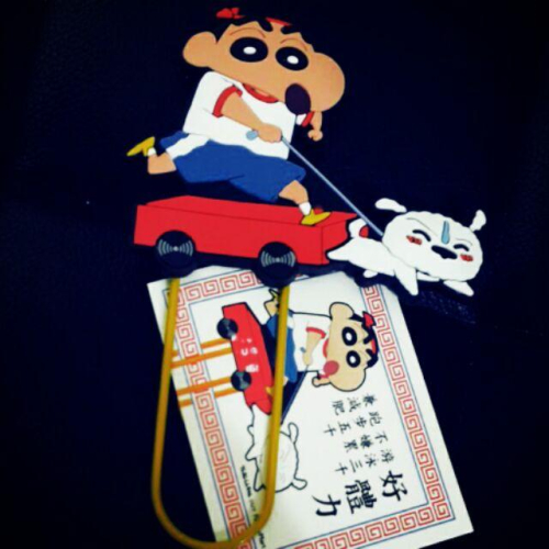 全家蠟筆小新迴紋夾