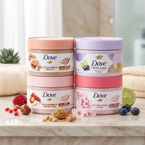 Dove 多芬 去角質身體磨砂膏 298g/入 多款供選 冰淇淋磨砂膏 身體去角質